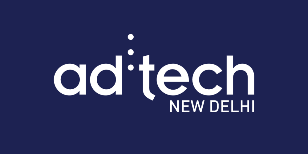 ad:tech New Delhi logo on dark blue background