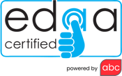 EDAA Certified powered by ABC logo