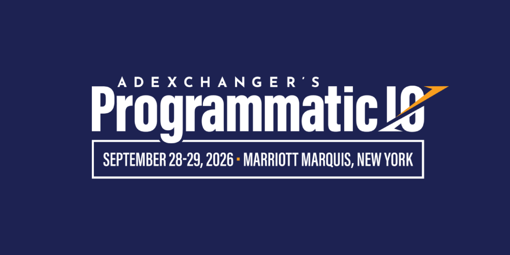 Programmatic IO Logo on Blue Background