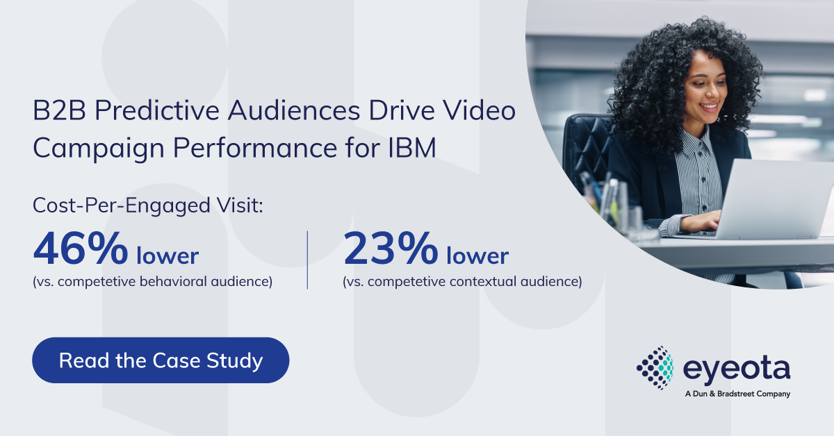 B2B Predictive Audiences Success Story | Eyeota
